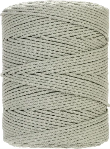 Vista 15 de Cuerda de macramé de 2 mm x 349 metros de cuerda de algodón natural para macramé, cuerda de macramé de color, cuerda de algodón suave, suministros