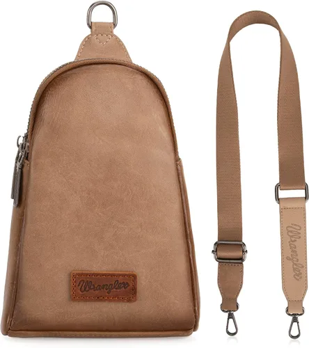 Vista 4 de Wrangler Crossbody Sling Bag for Women with Strap