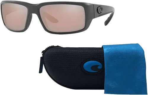 Vista 3 de Costa Fantail 6S9006 - Lentes de sol rectangulares para hombre paquete con kit de gafas de cortesía iWear de diseñador