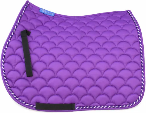Vista 8 de Horse English Quilted Contoured All-Purpose Trail Saddle Pad 7296