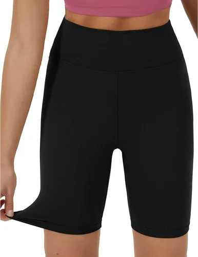 Vista 5 de 3 Pack Shorts for Women Yoga Athletic Shorts High Waisted Tummy Control Workout Shorts Elastic Comfy Shorts
