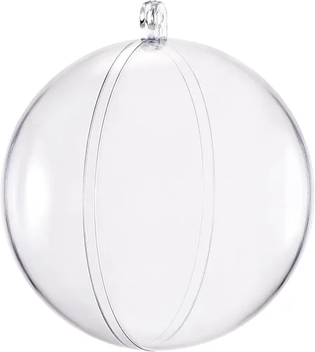 Vista 7 de uxcell 6 bolas de plástico transparente de 1 3/16 pulgadas (1.181 in)