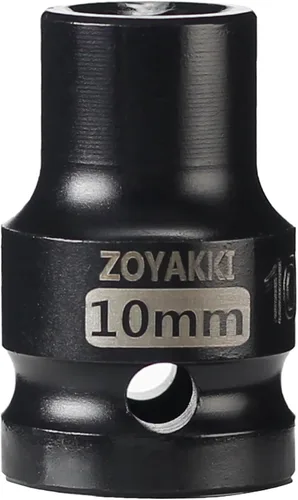 Vista 17 de Juego de llaves de impacto de 6 puntas de 1/2 pulgada - 1-1/2" (SAE), CR-MO, llave de eje de 1/2 pulgada de 6 puntas para fácil remoción de tuercas