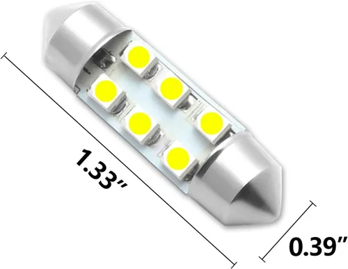 Vista 3 de Xotic Tech - Guantera LED ultra brillante para puerta de cortesía, espejo de tocador, mapa, luces de cúpula, paquete de lámparas + herramienta