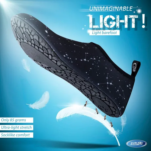 Vista 5 de SIMARI - Zapatos de agua para mujer y hombre, para natación, playa, agua, secado rápido, para yoga, surf, exteriores, SWS001
