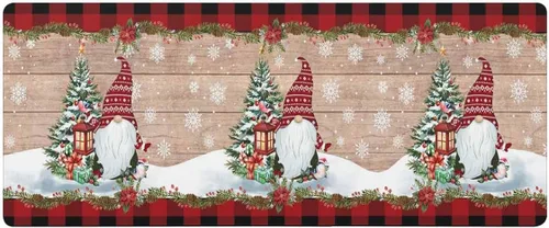 Vista 7 de Tapete de baño de Navidad para bañera, antideslizante, de secado rápido y absorbente, de tierra de diatomeas, tapete de cocina, felpudo de cocina