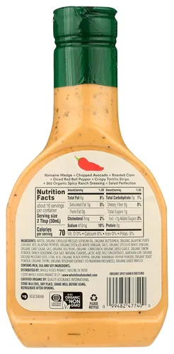 Vista 2 de 365 by Whole Foods Market, Aderezo orgánico picante rancho, 16 oz