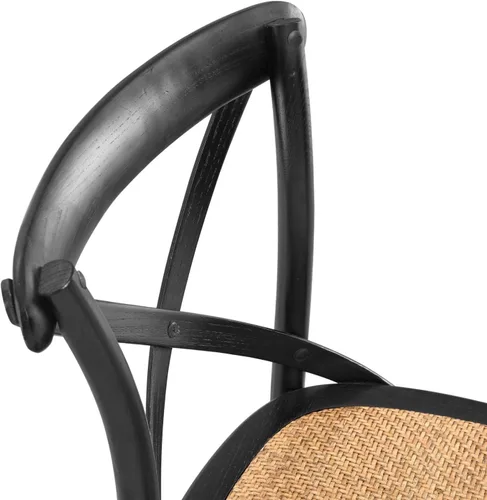 Vista 9 de Modway Taburete Gear Bar en Negro, 19 x 17.5 x 43.5