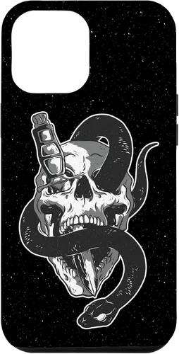 Vista 6 de iPhone 15 Skull Graphic Goth Gifts Pretty Gothic Funda básica para teléfono celular