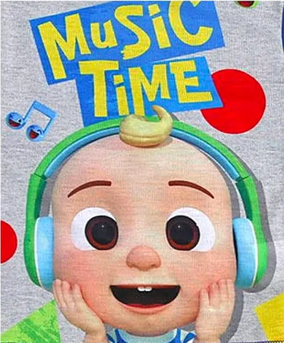 Vista 2 de CoComelon Music Time - Conjunto de pijama de 2 piezas para niños pequeños