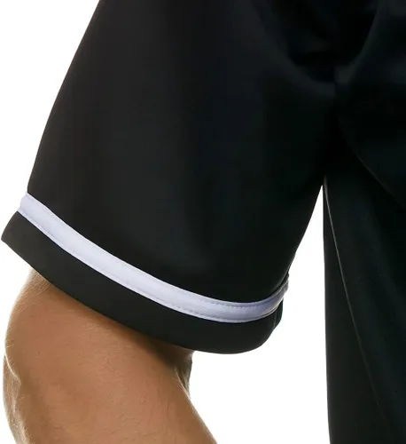 Vista 5 de JC DISTRO Camiseta de béisbol de manga corta con botones para hombre
