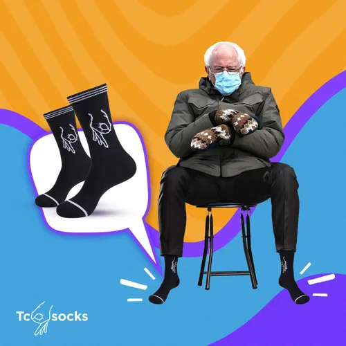 Vista 2 de Circle Game Meme Dress Socks Novelty Funny Socks Groomsmen Socks Crazy Socks Crew Socks