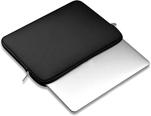 Vista 5 de Bolsa portátil negra para portátil Bolsa de manga de 14 pulgadas