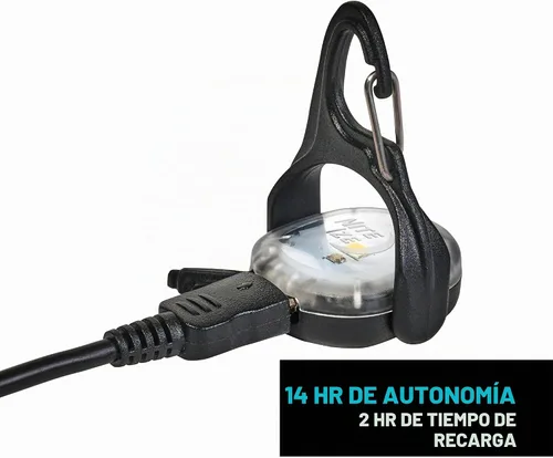 Vista 3 de Nite Ize Moonlit - Linterna micro recargable portátil para accesorios de campamento y equipo de senderismo, cuenta con clip de mosquetón con un
