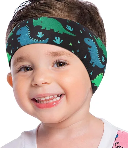 Vista 18 de MoKo Diadema de natación para niños y adultos, linda diadema Swinmmers para mantener el agua fuera, impermeable, banda de protección para los oídos