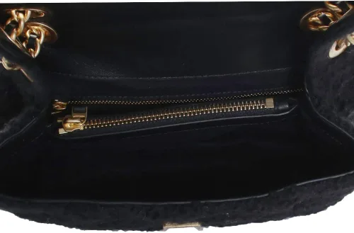 Vista 4 de Tory Burch Fleming Soft Boucle - Bolso de hombro convertible pequeño, Custom