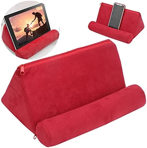 Vista 8 de Soporte portátil para tableta de almohada para cama, reposabrazos, alfombra, muslos, con área grande