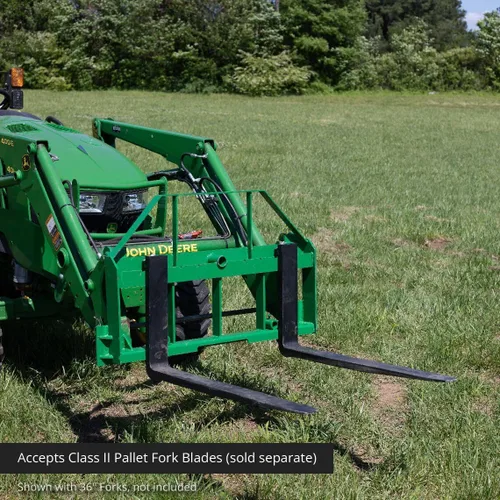Vista 4 de Titan Attachments Accesorio de marco de horquilla de 46 pulgadas, velocidad de 4,500 libras, se adapta a cargadores John Deere