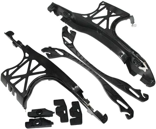 Vista 4 de Alforja de apertura de motocicleta con cierre de un solo toque, bisagra de cubierta de hardware para Harley Touring modelos 2014-2019 Kit