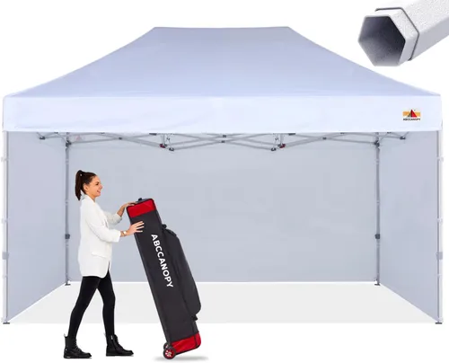 Vista 18 de ABCCANOPY - Tienda de campaña con dosel de primera calidad, sombra instantánea comercial, 10 x 15, serie premium, gris