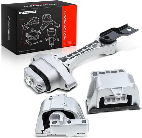 Vista 10 de A-Premium Juego de 3 piezas de montaje de motor y montaje de transmisión compatible con Volkswagen VW Jetta 1999-2005, Golf 1999-2006, Beetle