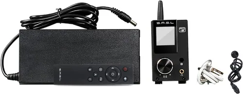 Vista 7 de SMSL AD18 Amplificador de audio estéreo HiFi, compatible con Bluetooth 4.2, compatible con APT-X, amplificador de potencia digital completo USB DSP