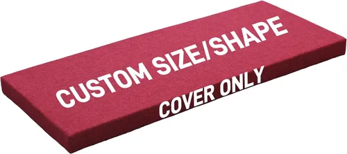 Vista 73 de Cojines de banco personalizados para muebles de interior/exterior, almohadilla de asiento de ventana panorámica con parte inferior antideslizante