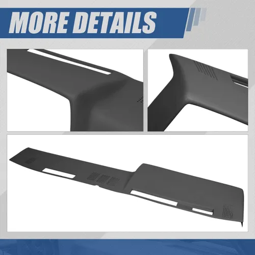 Vista 5 de Auto Dynasty Cubierta frontal moldeada de ABS para tablero de salpicadero compatible con Chevrolet Blazer GMC Jimmy C/K/R/V-Series 1981-1991