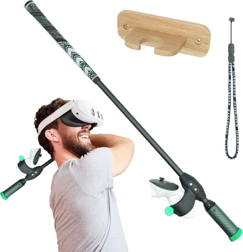Vista 12 de DeadEyeVR - DriVR Golf Club for Quest - Realistic VR Golf Simulator Handle - Weighted VR Golf Club Grip for Enhanced Play (DriVR Apex)