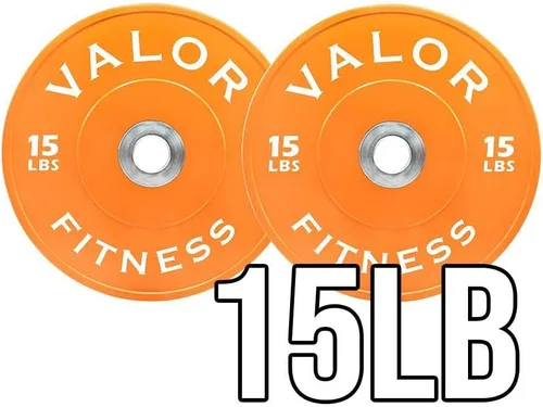 Vista 5 de Valor Fitness BPX - Placas de parachoques de goma para levantamiento de pesas olímpico, entrenamiento cruzado y entrenamientos de fuerza