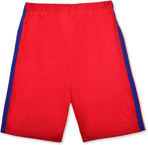 Vista 3 de DC Comics Superman - Conjunto de camiseta y pantalones cortos para niños pequeños y pequeños, azulrojo