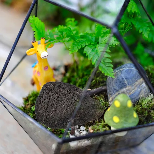 Vista 7 de balacoo 1 paquete de decoración de rocas volcánicas para acuario, volcánicas naturales para peceras, paisajismo y decoración del hogar para mejoras