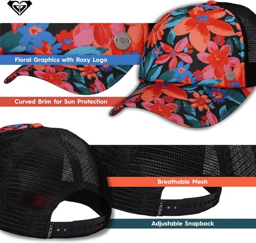 Vista 8 de Roxy Sombrero de camionero Water Come Down para mujer