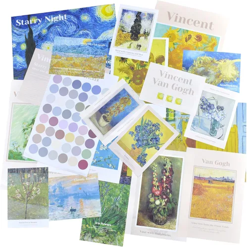 Vista 8 de Colección Green Nature Adornos para álbumes de recortes, papel, niebla, bosque, margaritas, flores, campo, picnic, decoración