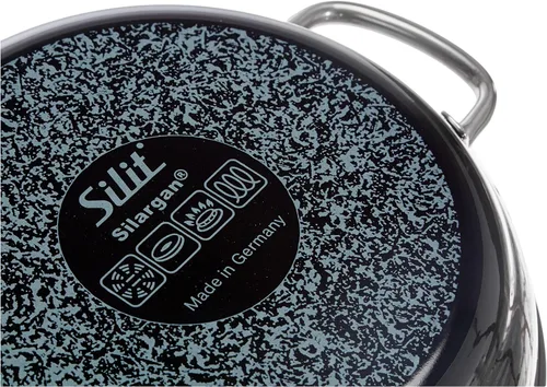 Vista 4 de Silit "Sartén profesional para freír y servir, negro, 9.4 in