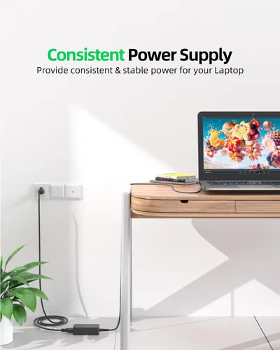 Vista 7 de Cargador de CA Superer de 45 W apto para Acer Aspire N15P6 N19H1 N15P5 N15W9 TravelMate N16Q15 N18P5 Adaptador de cable de alimentación para portátil