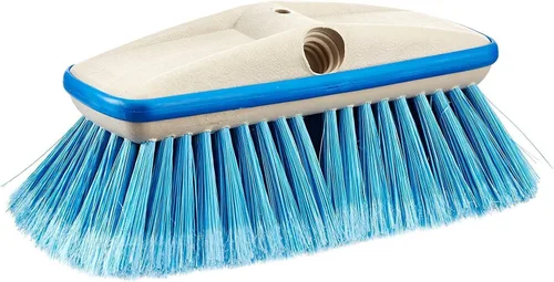 Vista 6 de STAR BRITE Cepillo de lavado medio premium de 8" con cabezal de cepillo W/parachoques - Conexiones duales que se ajustan a los postes roscados