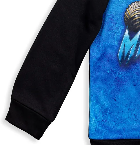 Vista 4 de Monster Jam Maximum Destruction El Toro Loco Grave Digger - Sudadera con capucha de forro polar para niños pequeños y grandes
