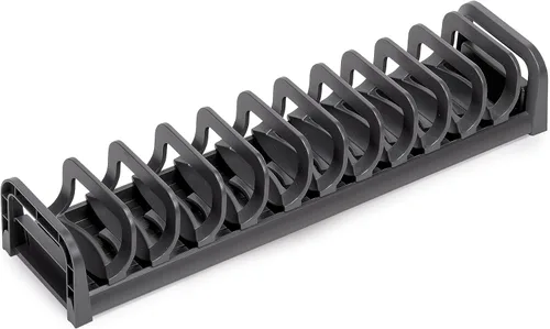 Vista 7 de Emuca - Organizador de platos para muebles con capacidad para 13 platos, plástico gris, plástico