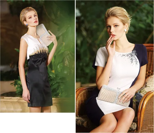 Vista 11 de Monederos de mano con diamantes de imitación para mujer, bolsos y bolsos formales de boda, fiesta, graduación, bolsas de dinero