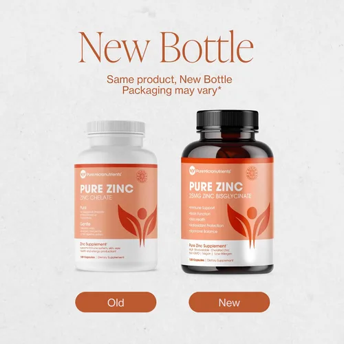 Vista 9 de Suplemento de zinc puro 25 mg - Quelato de bisglicinato TRAACS - 120 cápsulas para apoyo inmune, salud de la piel y energía - para hombres y mujeres