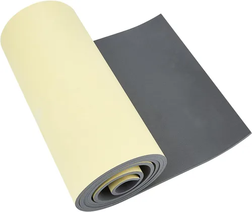 Vista 12 de BENECREAT Rollo de espuma EVA autoadhesivo de 0.039 in de grosor, 78.7 x 11.8 pulgadas, hoja acolchada de espuma negra para proteger muebles