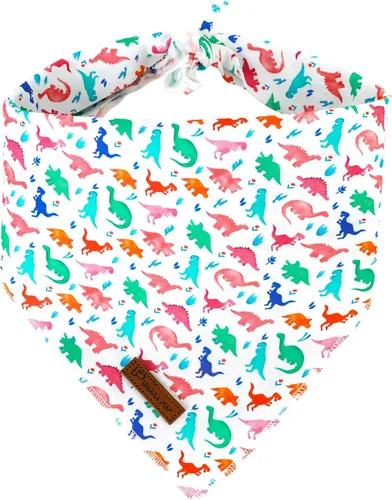 Vista 13 de Bandana de verano para mascotas - Bufanda triangular de rejilla de algodón cómoda para cachorros, pañuelo lavable para perros o gatos, niños