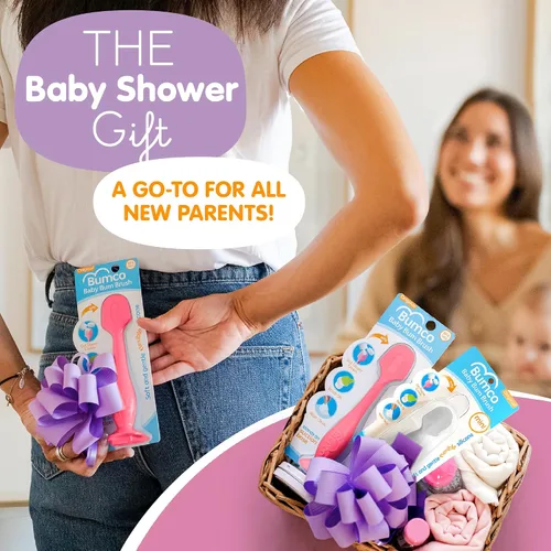 Vista 7 de Mini BabyBum - Brocha de crema para rozaduras. Aplicador de crema para rozaduras hecho de silicona suave, Rosado y gris