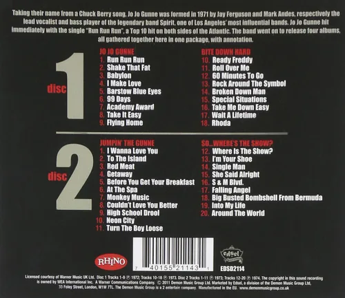 Vista 2 de Jo Jo Gunne Bite Down Hard Jumpin the Gun