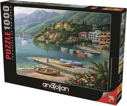 Vista 6 de Anatolian Puzzle -Calm Street, 1000 piezas Puzzle, #1203