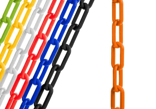 Vista 11 de US Weight (Fabricado en EE. UU.) Cadena de seguridad de plástico negro de 2" x 10 pies con tecnología SunShield resistente a los rayos UV