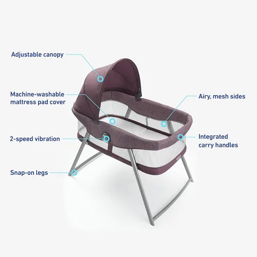Vista 6 de Graco® DreamMore™ 2 en 1 moisés portátil, Bella