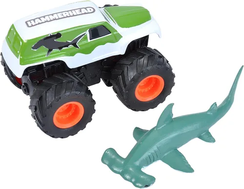 Vista 8 de Wild Republic Anaconda & Truck Adventure Playset, regalos para niños, juguete imaginativo, juego de 2 piezas, reptil, 4 pulgadas