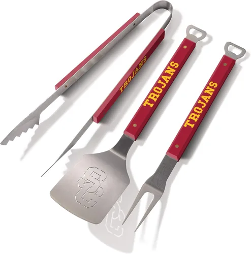 Vista 30 de YouTheFan NCAA Spirit Series - Juego de barbacoa de 3 piezas